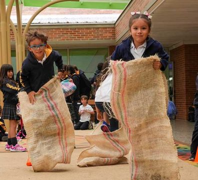 Pausas activas desarrolladas por el departamento de Apoyo Escolar del Colegio Andino