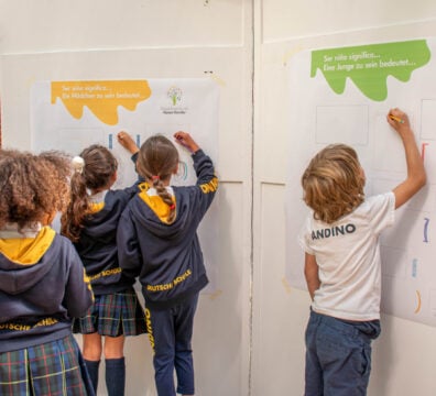 Pausas creativas desarrolladas por el departamento de Apoyo Escolar del Colegio Andino