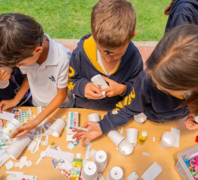 Pausas creativas desarrolladas por el departamento de Apoyo Escolar del Colegio Andino