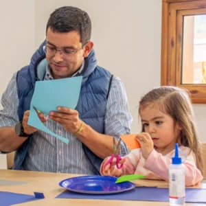San Martin elaboración de farolitos actividad en familia sentido de comunidad